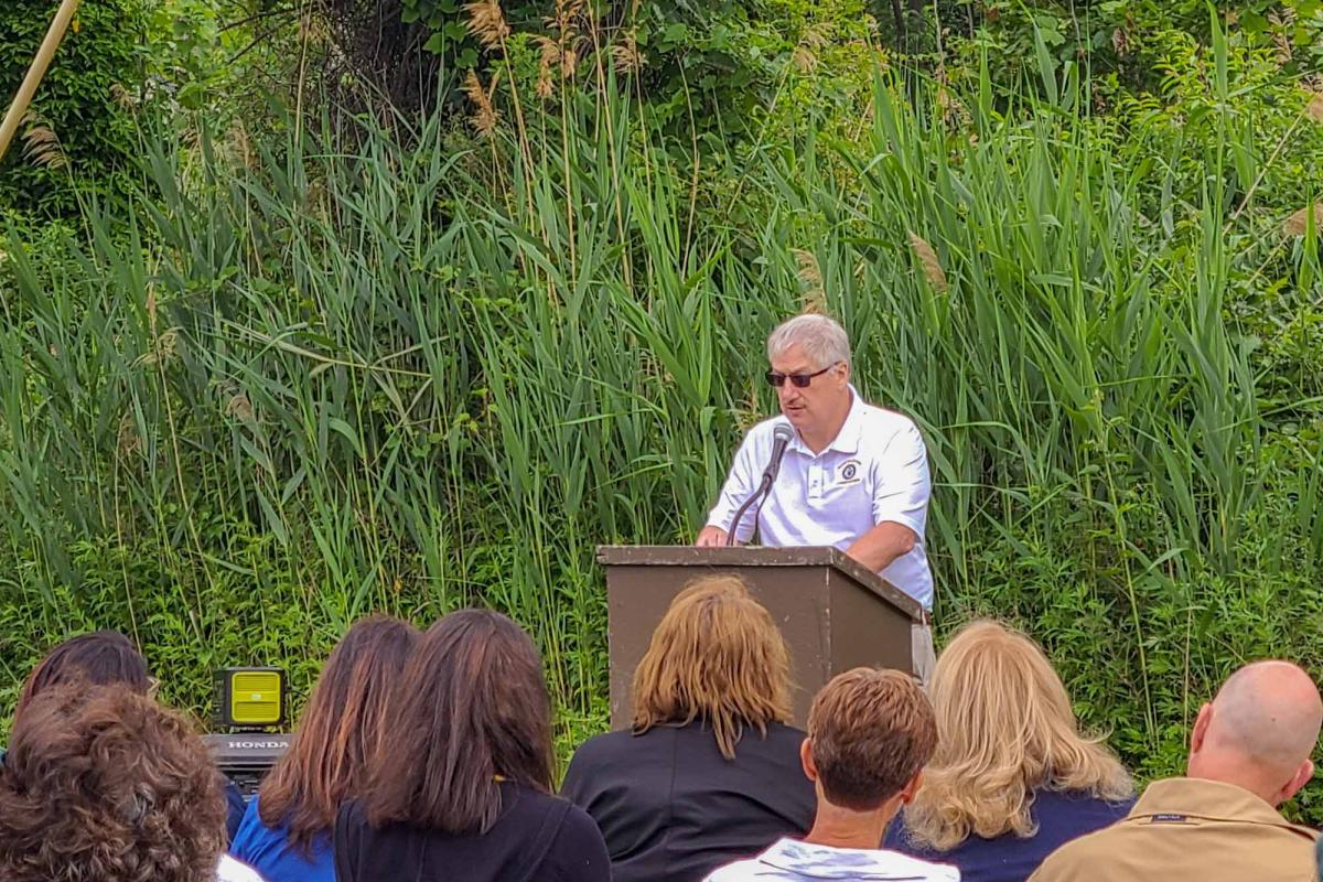 Ridgefield Park Commissioner Bill Gerken Speaks about the Nature Preserve