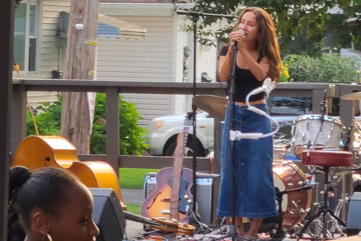 Chloe Umaña Performs at Ridgefield Park Free Summer Concert  Series on July 19