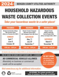 Household Hazardous Waste Collection Dates Image