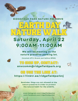 Earth Day Nature Walk Flyer
