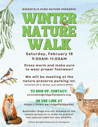 Winter Nature Walk Flyer