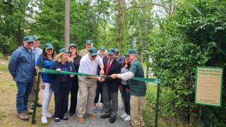 Ridgefield Park Ribbon Cutting Ceremony at Nature Preserve