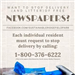 Newspaper Delivery Information