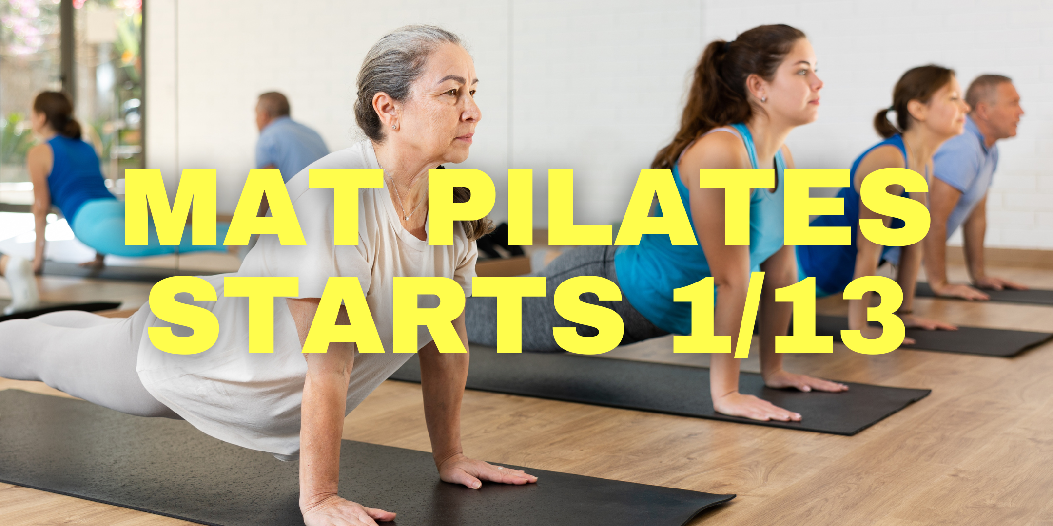 Mayors Wellness Pilates - People in Mat Class