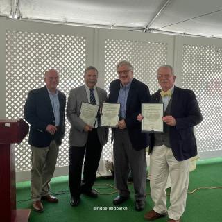 Teaneck Conservacy Awards - John Anlian - Bill Gerken Stephen Quinn
