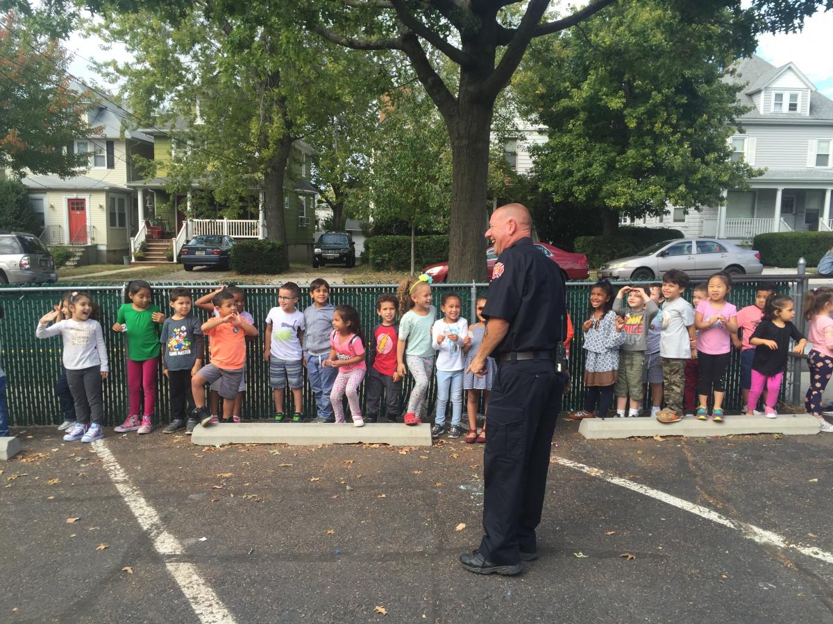 Fire Chief and Children