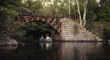 Canoe on River