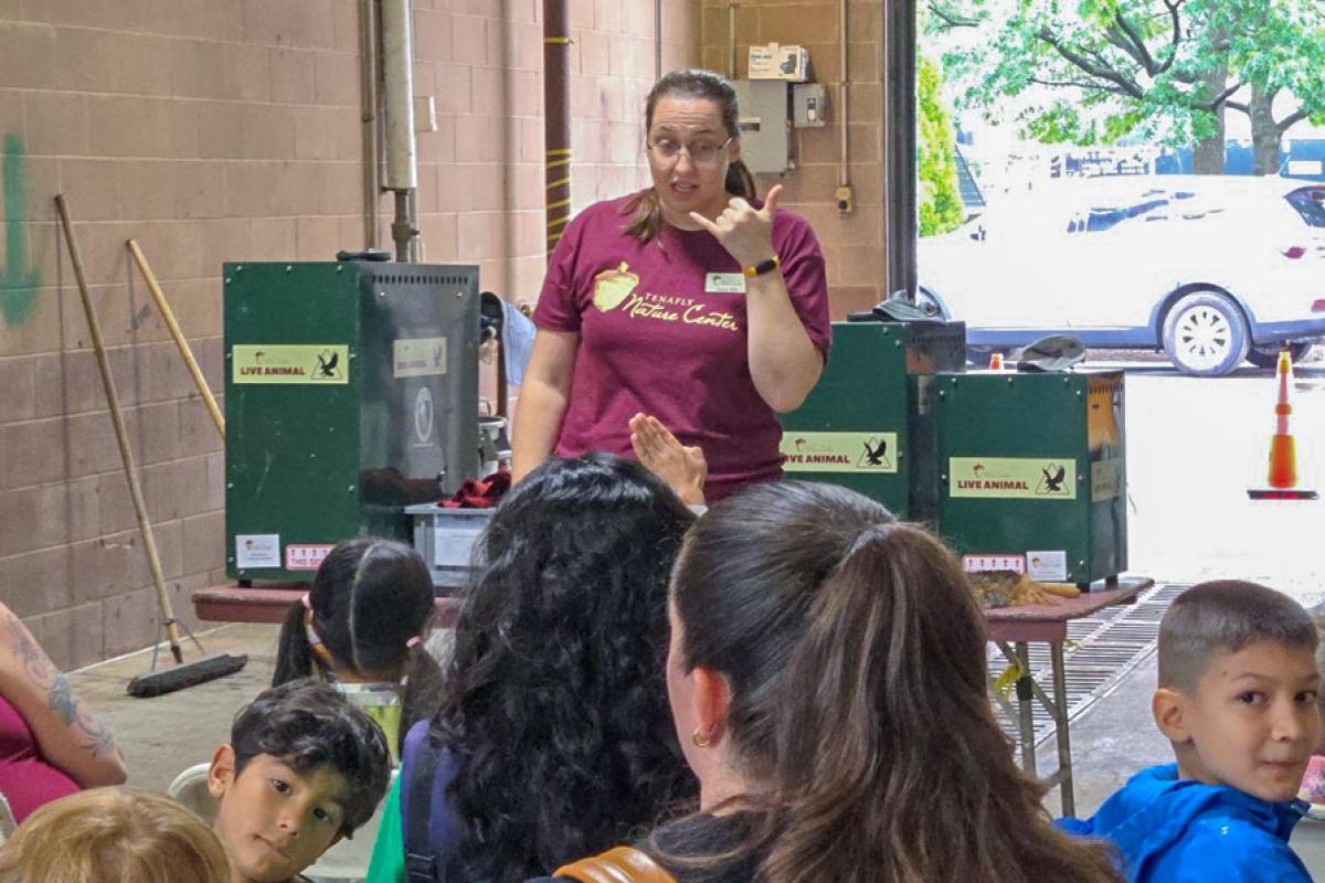 Tenafly Nature Center Class in Session