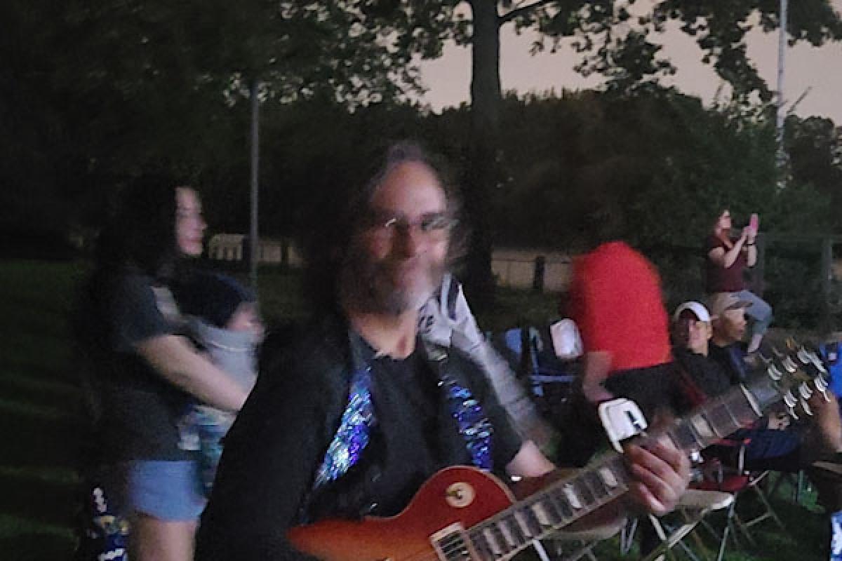 Guitarist from The Epic Soul Band Shredding it at Aug. 23 Ridgefield Park Free Summer Concert Series