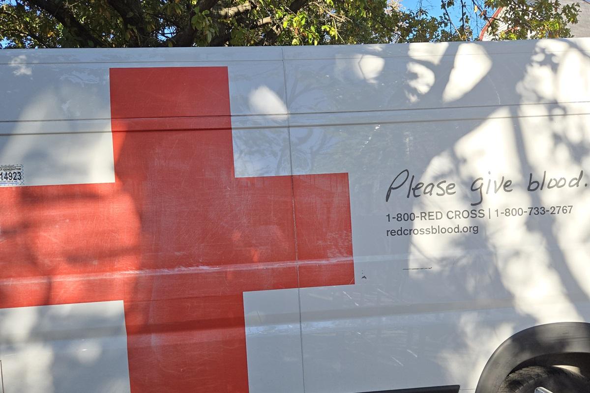 Red Cross Mobile Blood Unit