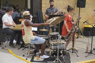 Saxophonist Adison Evans and her band perform at the July 12 Summer Series Concert in Ridgefield Park