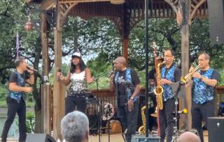 The Epic Soul Band performs at the August 23 Ridgefield Park Free Summer Concert Series