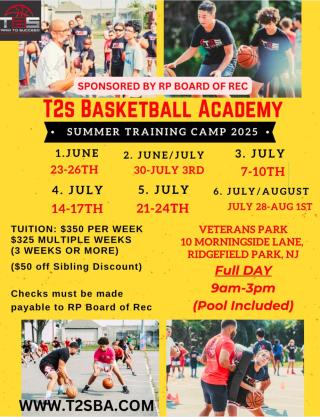 T2S Basketball Summer Camp 2025