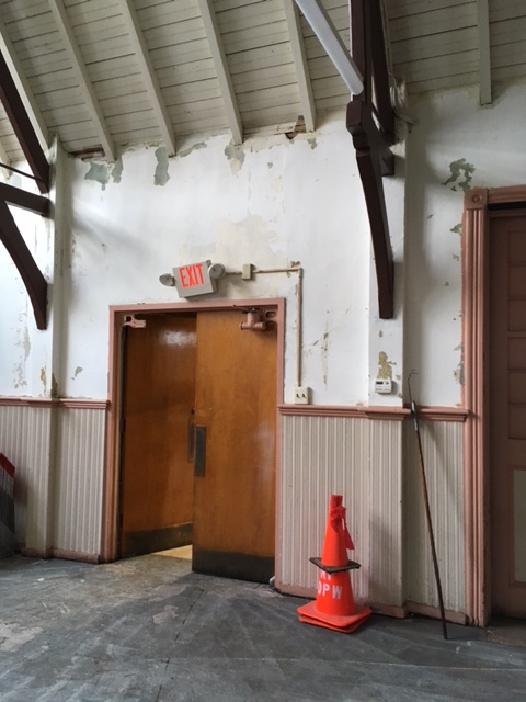 Civic Center Exit Doorway Prior to Renovation